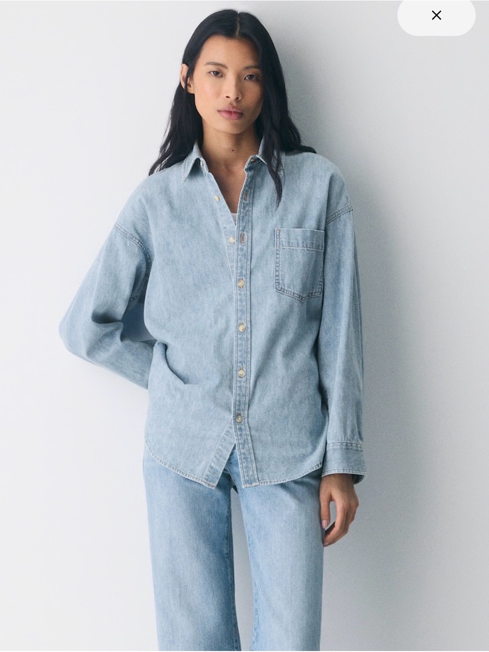 Denim Forum The 80’s Comfy Denim Shirt